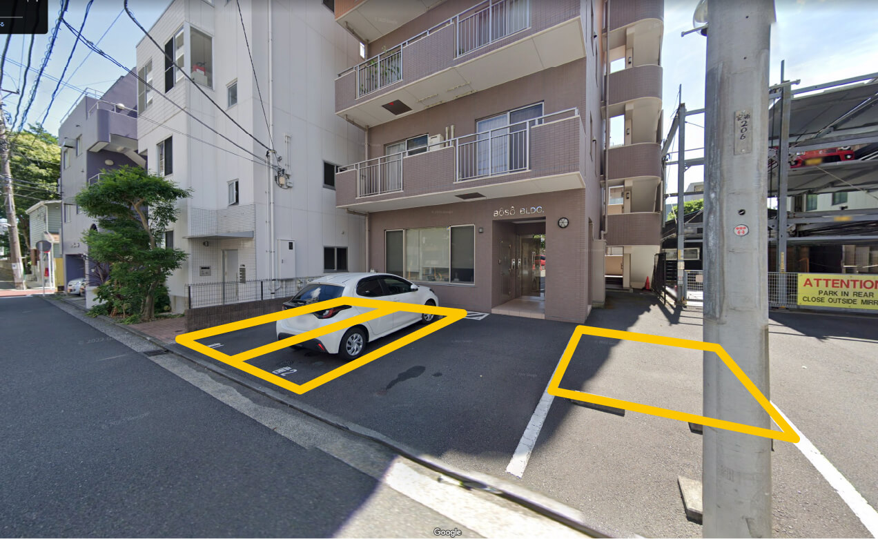 横須賀Sun&OceanDentalClinicの駐車場スペース